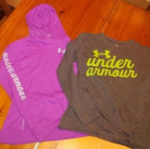 Bundle of girls large Under Armour